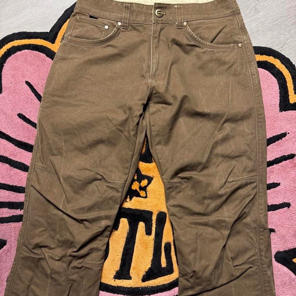 Kuhl Ryder Patina Dyed Casual Hiking Mountain Pants SIze 30x30 Brown - Picture 2 of 8